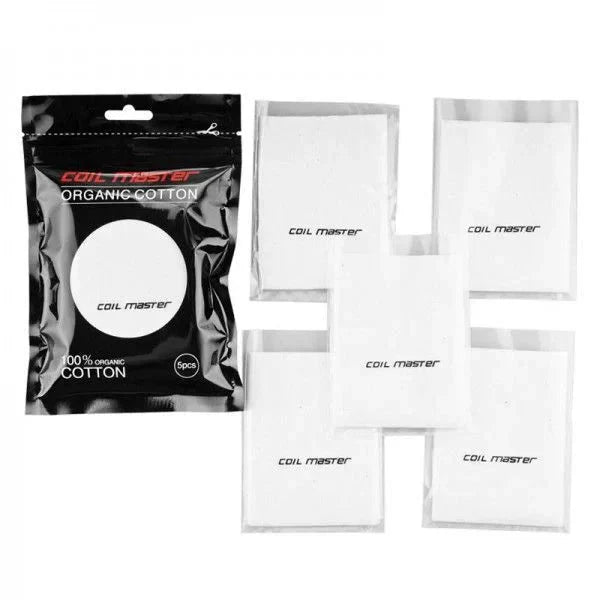 BUY 1 GET 1 FREE | Coil Master 100% Organic Cotton Pack Of 5 Pcs | Vape India - Vape India
