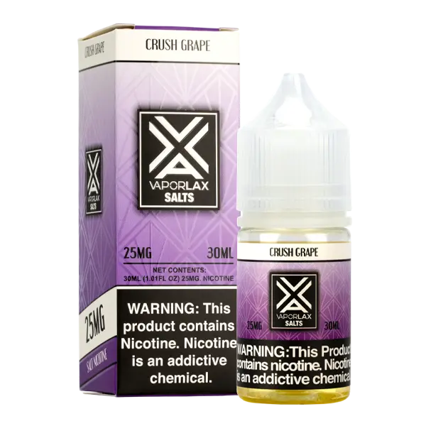 BUY 1 GET 1 FREE Crush Grape VaporLax Salt | Vape Amazon India VaporLax