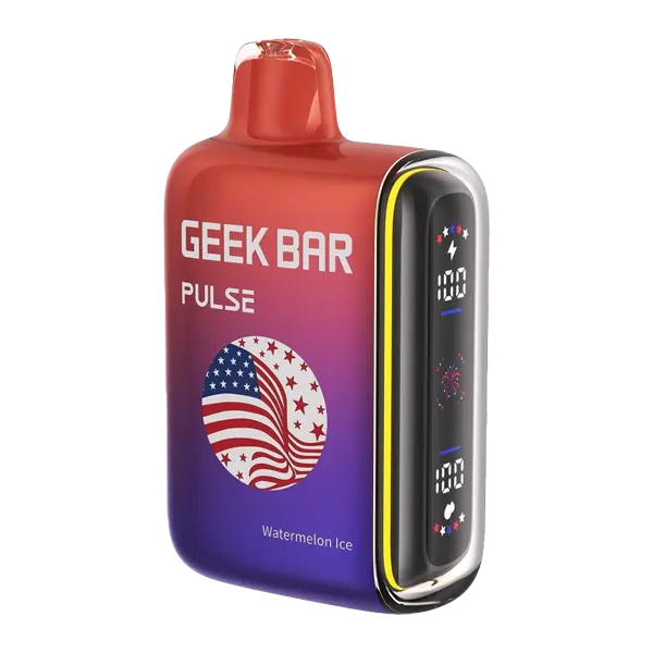 BUY 1 GET 1 FREE Watermelon Ice Geek Bar Pulse Patriot Edition | The Herbal Store