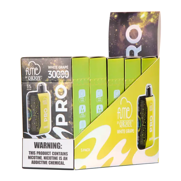 BUY 1 GET 1 FREE White Grape Fume PRO 30K | Vape Amazon India Fume