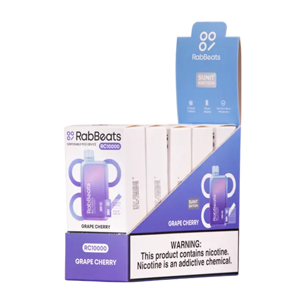 BUY 1 GET 1 FREE Grape Cherry RabBeats RC10000 | Vape Amazon India RabBeats