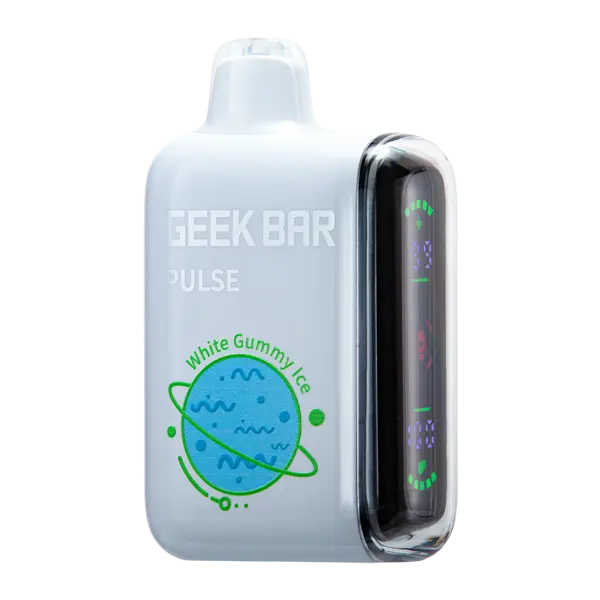 BUY 1 GET 1 FREE White Gummy Ice Geek Bar Pulse | The Herbal Store