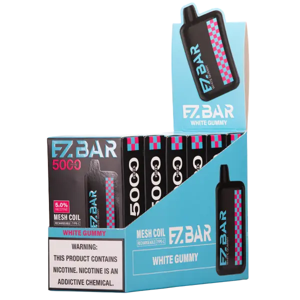 BUY 1 GET 1 FREE White Gummy EZBAR 5000 | Vape Amazon India EZEE