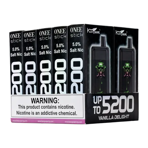 BUY 1 GET 1 FREE Vanilla Delight Kangvape Onee Stick 5200 | Vape Amazon India Kangvape