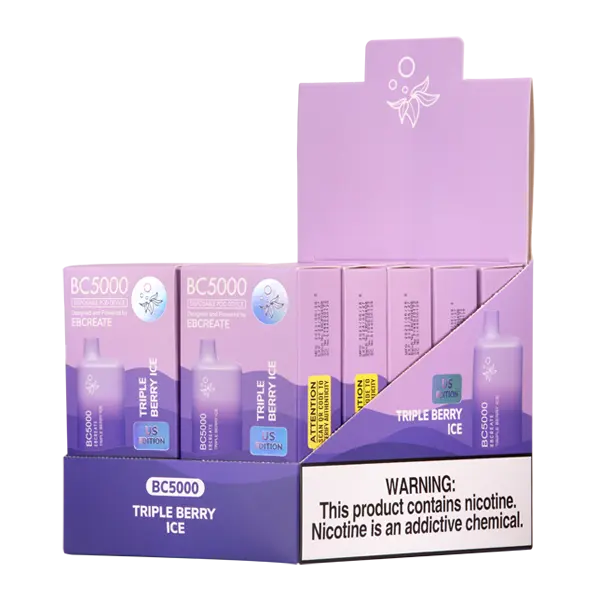 BUY 1 GET 1 FREE Triple Berry Ice BC5000 | Vape Amazon India EBCREATE