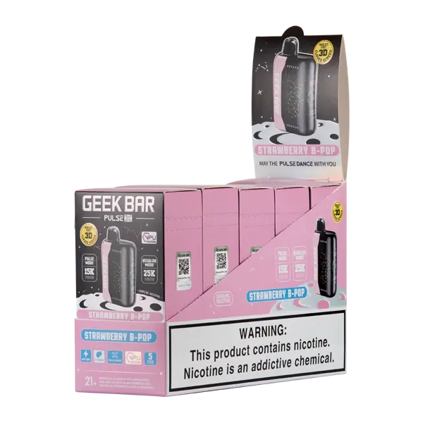 BUY 1 GET 1 FREE Strawberry B-Pop Geek Bar Pulse X 25k | Vape Amazon India Geek Vape