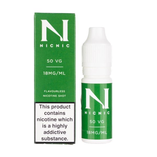 BUY 1 GET 1 FREE | 50/50 18mg Nicotine Shot by Nic NicVAPE INDIA - Vape India