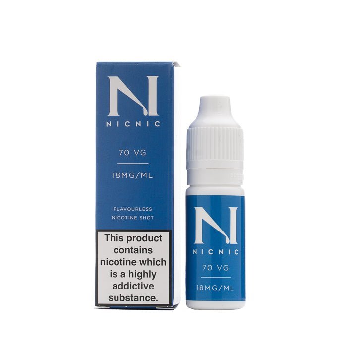 BUY 1 GET 1 FREE | 70VG 18mg Nicotine Shot by Nic Nic (Twin - Pack)VAPE INDIA - Vape India