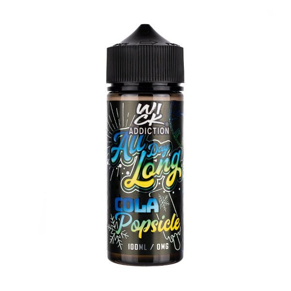 BUY 1 GET 1 FREE | All Day Long Cola Popsicle 100ml Shortfill E - Liquid by Wick AddictionVAPE INDIA - Vape India