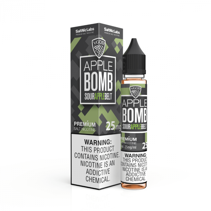 BUY 1 GET 1 FREE | Apple Bomb - VGod SaltNic | 30ML Vape Juice | 25MG, 50MG | Vape India - Vape India
