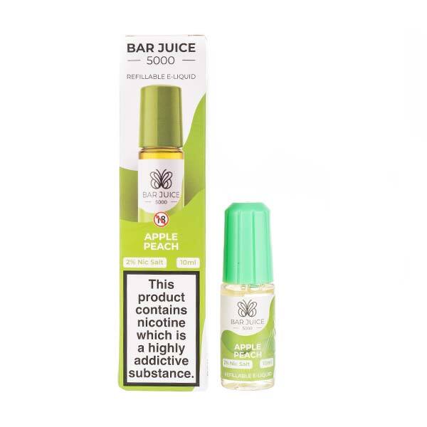 BUY 1 GET 1 FREE | Apple Peach Nic Salt E - Liquid by Bar Juice 5000VAPE INDIA - Vape India