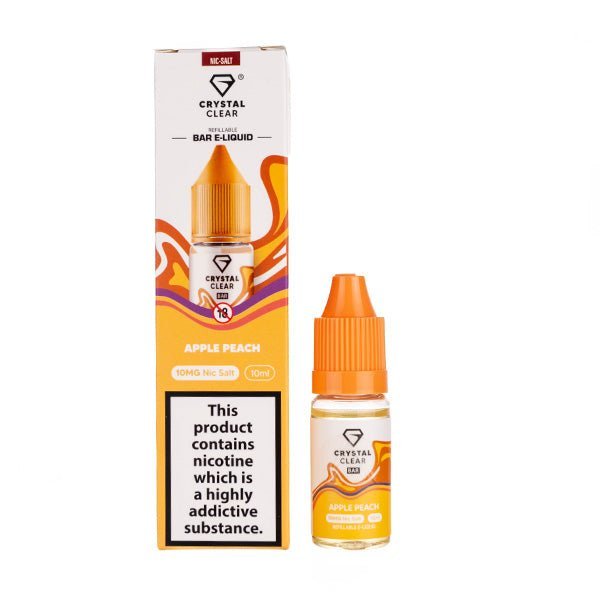 BUY 1 GET 1 FREE | Apple Peach Nic Salt E - Liquid by Crystal ClearVAPE INDIA - Vape India