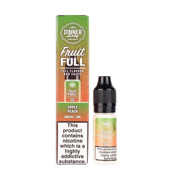 BUY 1 GET 1 FREE | Apple Peach Nic Salt E - Liquid by Dinner Lady Fruit Full Bar SaltsVAPE INDIA - Vape India