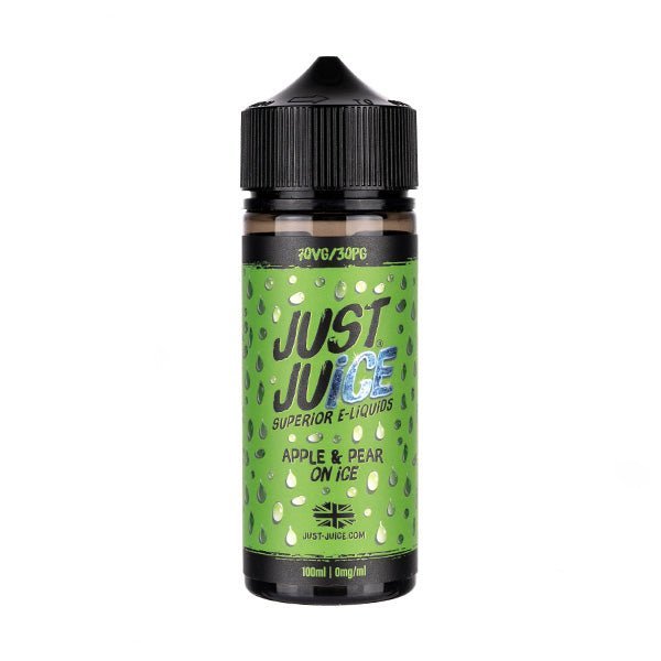 BUY 1 GET 1 FREE | Apple & Pear On Ice 100ml Shortfill E - Liquid by Just JuiceVAPE INDIA - Vape India
