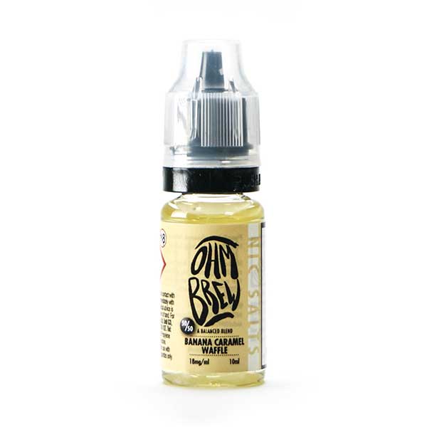 BUY 1 GET 1 FREE | Banana Caramel Waffle Nic Salt by Ohm BrewVAPE INDIA - Vape India