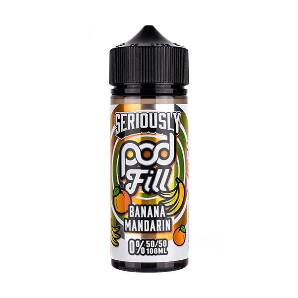 BUY 1 GET 1 FREE | Banana Mandarin 100ml (50/50) Shortfill by Seriously Pod FillVAPE INDIA - Vape India