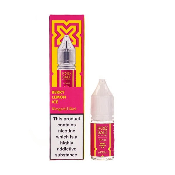 BUY 1 GET 1 FREE | Berry Lemon Ice Nic Salt E - Liquid by Pod Salt NexusVAPE INDIA - Vape India