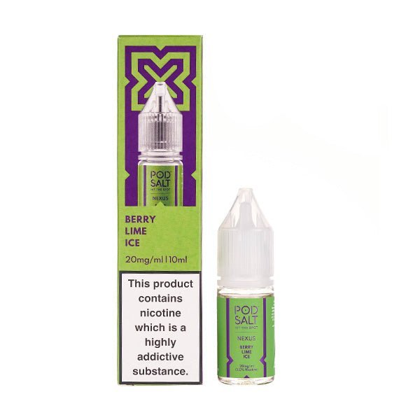 BUY 1 GET 1 FREE | Berry Lime Ice Nic Salt E - liquid by Pod Salt NexusVAPE INDIA - Vape India
