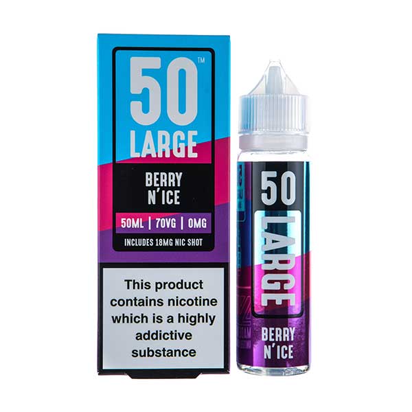 BUY 1 GET 1 FREE | Berry N’ice 50ml Shortfill E - Liquid by 50 LargeVAPE INDIA - Vape India