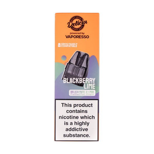 BUY 1 GET 1 FREE | Blackberry Lime Deliciu Mate Prefilled Pods by DeliciuVAPE INDIA - Vape India