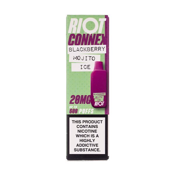 BUY 1 GET 1 FREE | Blackberry Mojito Ice Connex Prefilled Pod by Riot SquadVAPE INDIA - Vape India