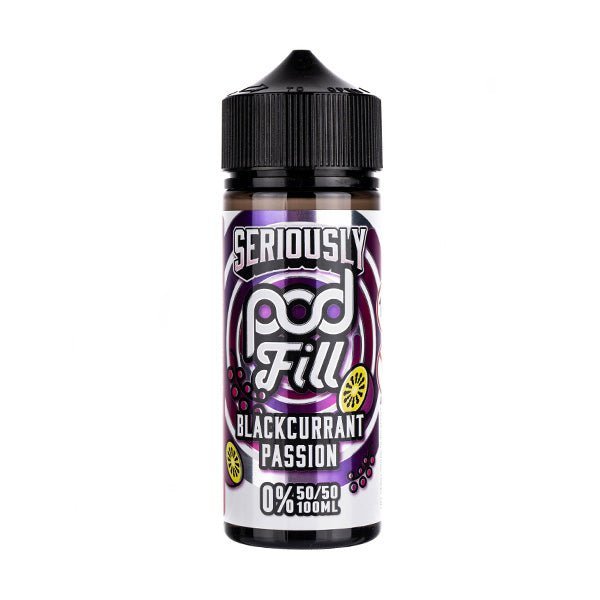 BUY 1 GET 1 FREE | Blackcurrant Passion 100ml (50/50) Shortfill by Seriously Pod FillVAPE INDIA - Vape India