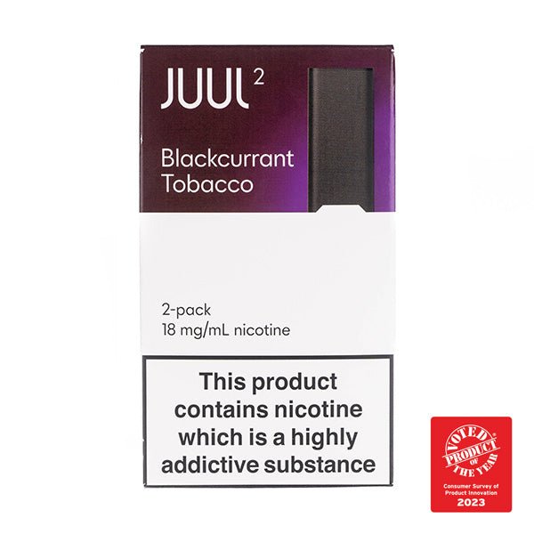 BUY 1 GET 1 FREE | Blackcurrant Tobacco 18mg Juul2 PodsVAPE INDIA - Vape India