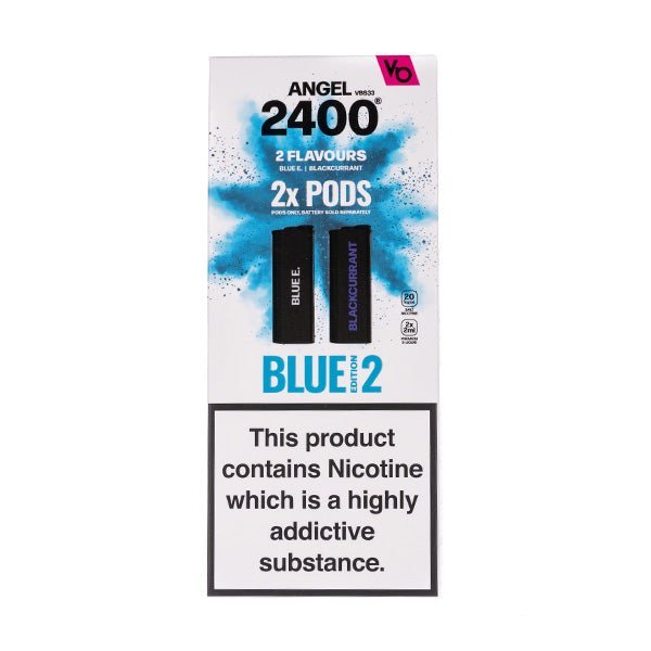 BUY 1 GET 1 FREE | Blue Edition 2 Vapes Bar Angel 2400 Prefilled PodsVAPE INDIA - Vape India