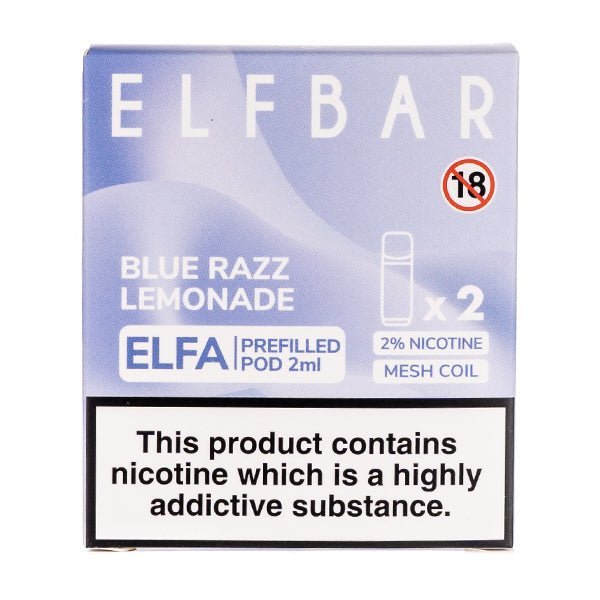 BUY 1 GET 1 FREE | Blue Razz Lemonade Elfa Prefilled Pods by Elf BarVAPE INDIA - Vape India
