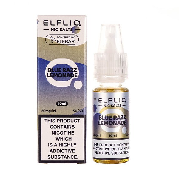 BUY 1 GET 1 FREE | Blue Razz Lemonade Nic Salt E - Liquid by Elf Bar ELFLIQVAPE INDIA - Vape India