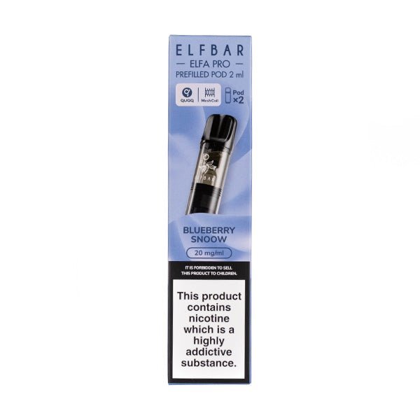 BUY 1 GET 1 FREE | Blueberry Snoow Elfa Pro Prefilled Pods by Elf BarVAPE INDIA - Vape India