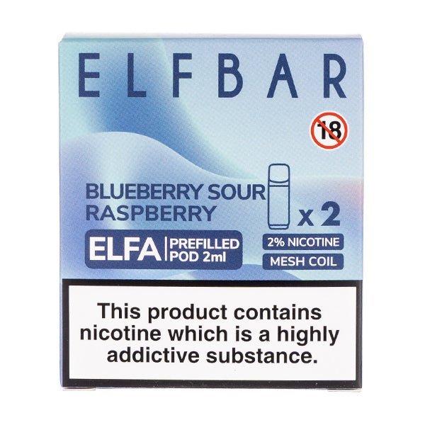 BUY 1 GET 1 FREE | Blueberry Sour Raspberry Elfa Prefilled Pods by Elf BarVAPE INDIA - Vape India