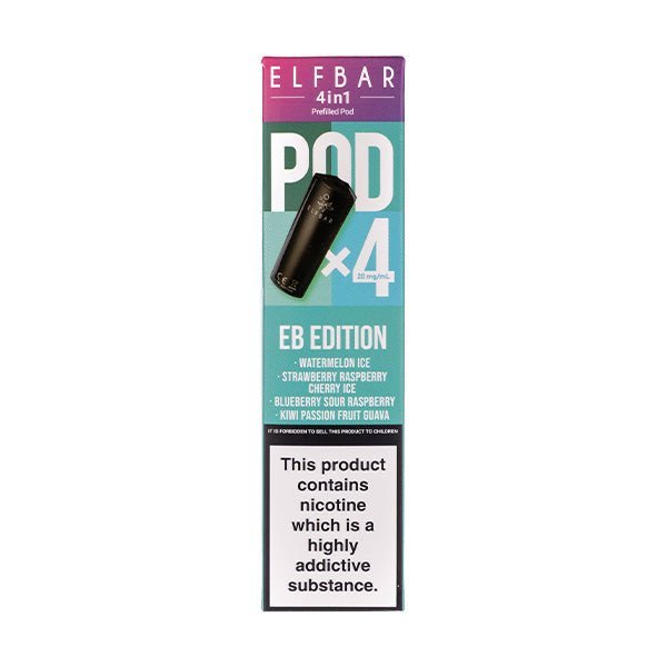 BUY 1 GET 1 FREE | EB Edition 4 in 1 Prefilled Pods by Elf Bar - 4 PodsVAPE INDIA - Vape India
