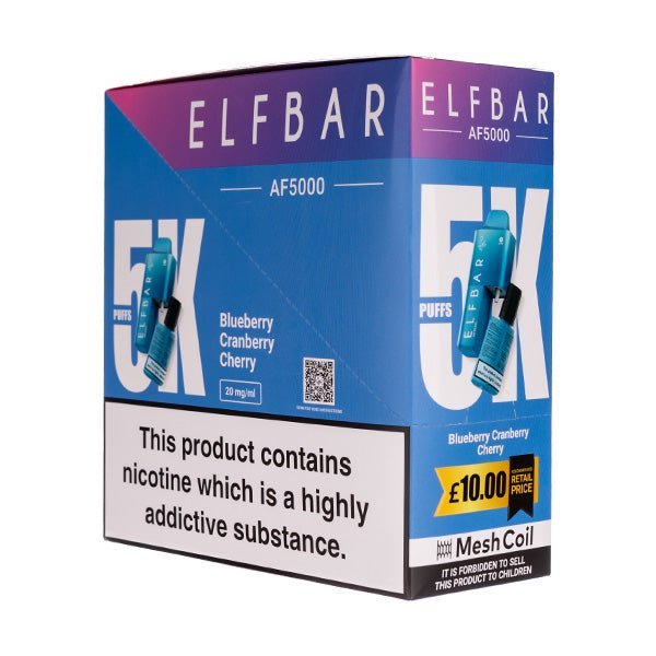 BUY 1 GET 1 FREE | Elf Bar AF5000 Disposable Vape [Pack of 5]VAPE INDIA - Vape India