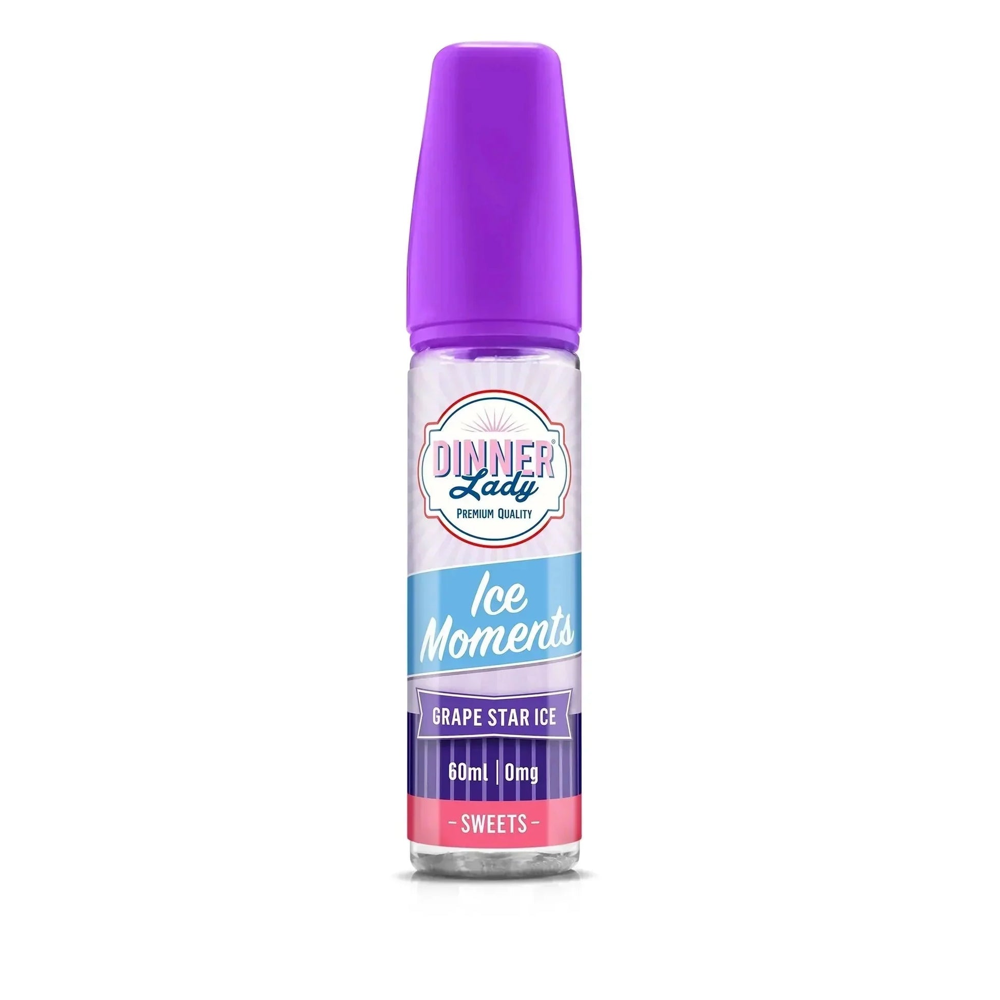 BUY 1 GET 1 FREE | Grape Star - Dinner Lady Ice Moments | 60ML Vape Juice | 3MG, 6MG | Vape India - Vape India