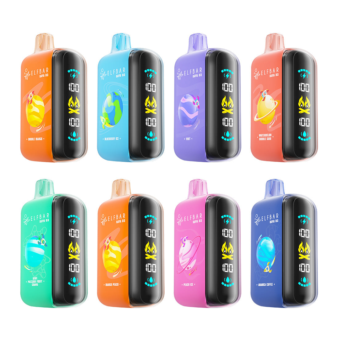 BUY 1 GET 1 FREE | Elfbar Raya D3 25000 Puffs Disposable Vape | THE HARBAL STORE